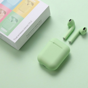 Belaidės ausinės "InPods 12", 35 mAh (žalios)