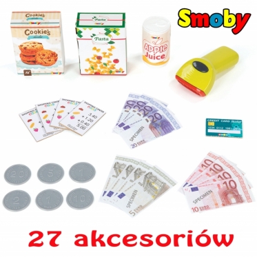 Interaktyvi parduotuvės kasa su kalkuliatoriumi "Smoby"