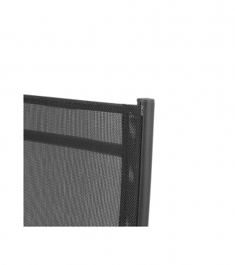 Sulankstoma sodo kėdė, 56 x 62 x 104 cm (juoda)