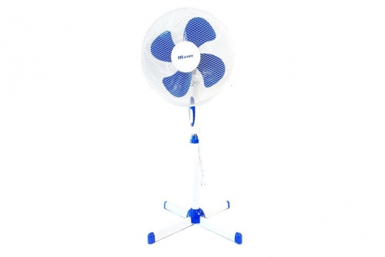 Reguliuojamo aukščio ventiliatorius "Maxon", Ø 40 cm (baltas, mėlynas)