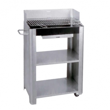 Stačiakampis grilis su ratukais "Mastergrill MG637", 92 x 39 x 62 cm