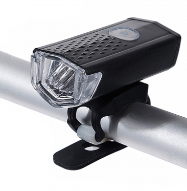 LED priekinis ir galinis žibintas dviračiui, 1100 + 330 mAh