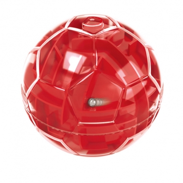 3D žaidimas - labirintas "Maze-Ball", Ø 10,5 cm (raudonas)