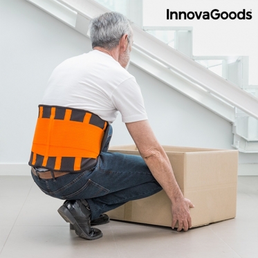 Korekcinis diržas nugarai sportuojantiems ar dirbantiems fizinį darbą "InnovaGoods", (XL dydis)