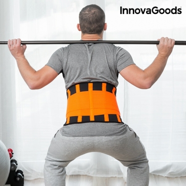Korekcinis diržas nugarai sportuojantiems ar dirbantiems fizinį darbą "InnovaGoods", (XL dydis)