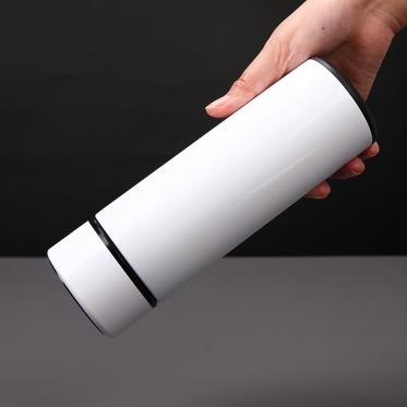 Termosas su LCD ekranėliu "Smart", 500 ml (baltas)