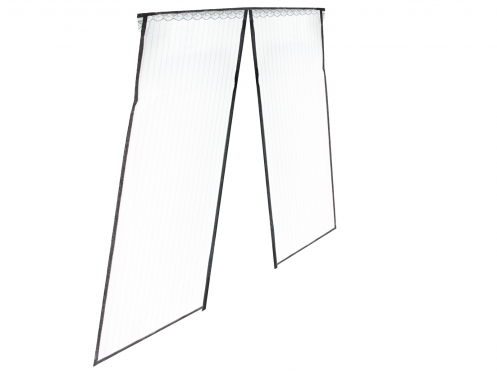Užuolaidų tipo tinklelis nuo uodų su magnetais, 85 x 210 cm
