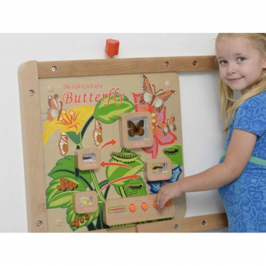 "Drugelio gyvenimo ciklas" mokomoji lenta "Masterkidz"