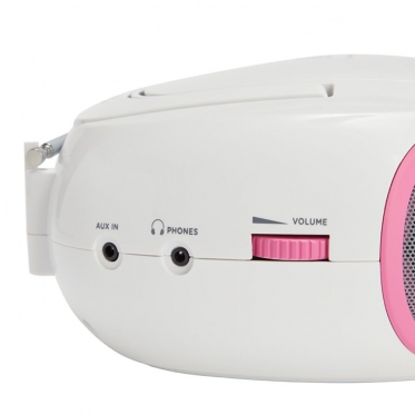 Radijo ir CD imtuvas Aiwa BBTU-300PK (rožinė, balta)