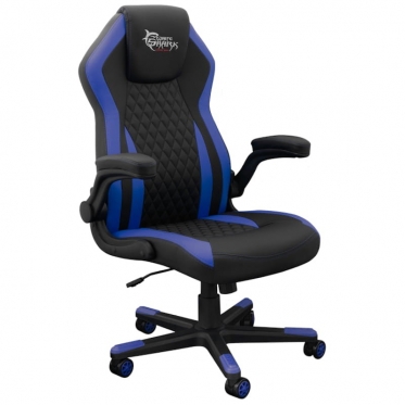 Žaidimų kėdė White Shark Gaming Chair Dervish K-8879 (juoda, mėlyna)