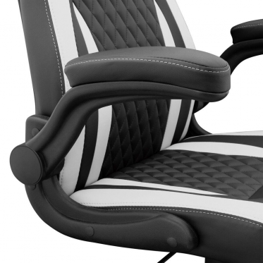 Žaidimų kėdė White Shark Gaming Chair White Dervish K-8879 (juoda, balta)