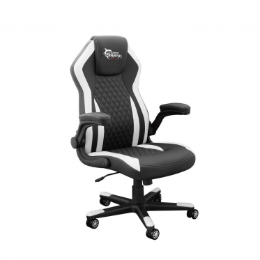 Žaidimų kėdė White Shark Gaming Chair White Dervish K-8879 (juoda, balta)