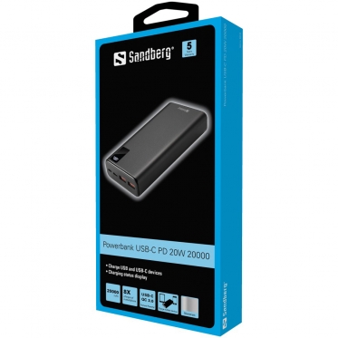 Išorinė baterija Sandberg 420-59 USB-C PD 20W