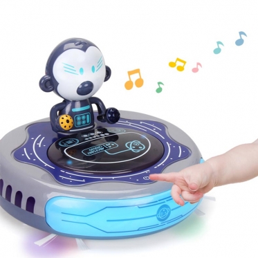 Robotas dulkių siurblys su muzika vaikams