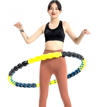Masažinis gimnastikos lankas "Hula Hop", 110 cm