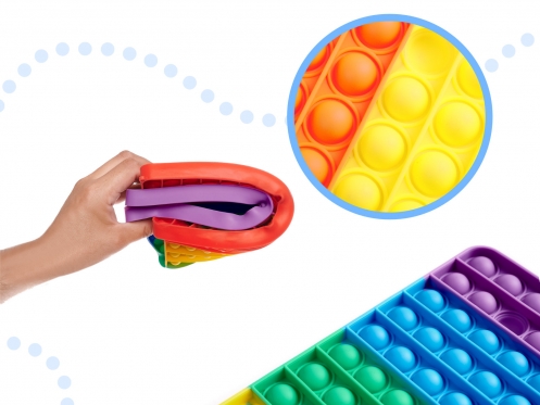 Antistresinis silikoninis žaislas "Push Bubble Pop", 30 x 30 x 1,6 cm