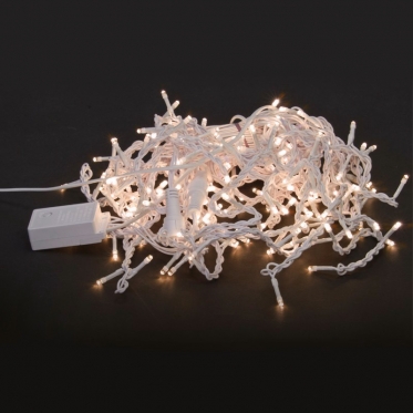 7,5 m 200 LED varveklių šventinė girlianda (šiltai balta)
