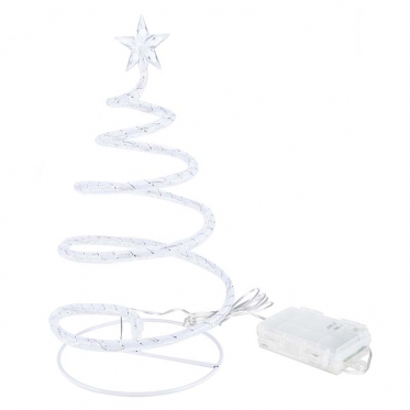 30 LED dekoracija "Kalėdų eglutė", 27 x 14,5 cm (šiltai balta)