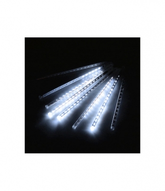 4 m 8 LED varveklių po 50 cm šventinė girlianda (šaltai balta)