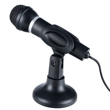 AUX mikrofonas su stovu, 14 x 4 x 4 cm