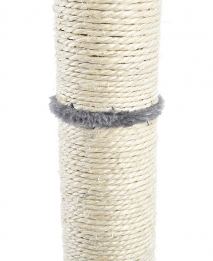 Draskyklė katei, 100 x 40 x 7 cm (pilka, balta)