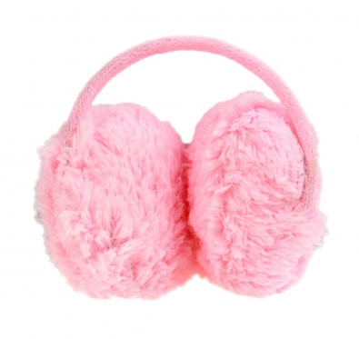 Šiltos žieminės ausinės (rožinės)