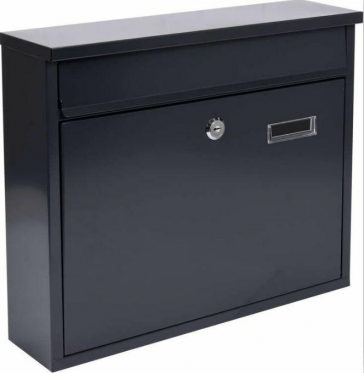 Pašto dėžutė "Vorel", 31 x 36 x 10 cm (juoda)
