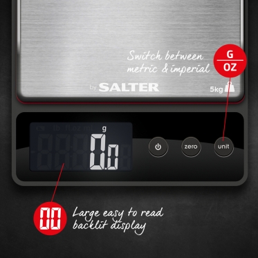 Virtuvinės svarstyklės Salter 1140A HBBKDR