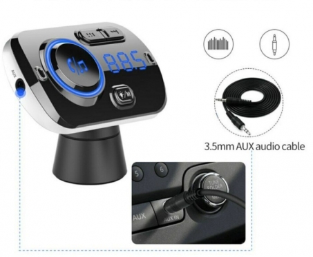 FM siųstuvas - moduliatorius su USB
