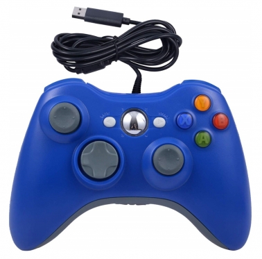 USB žaidimų valdymo pultelis "Xbox 360 Dual Shock" (mėlynas)
