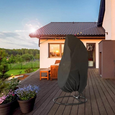 Pakabinamo krėslo uždangalas, 190 x 115 cm (juodas)