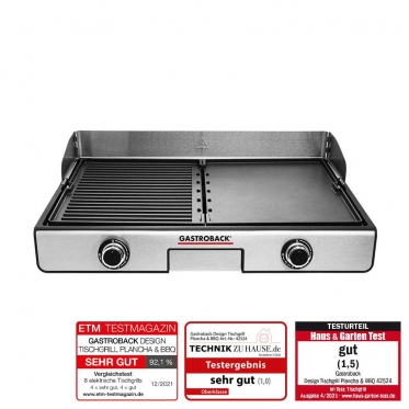 Elektrinis grilis Gastroback 42524 Design Table Grill Plancha &amp; BBQ
