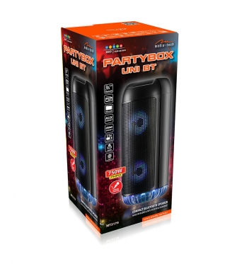 Garso kolonėlė su mikrofonu Media-Tech MT3174 Partybox Uni BT, 30 W