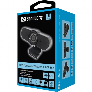 Kamera kompiuteriui Sandberg 134-20 USB AutoWide Webcam 1080P HD