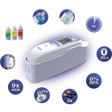 Ausų termometras Braun IRT6520WE ThermoScan 7