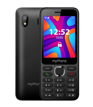 Mobilusis telefonas MyPhone C1 LTE Dual, juoda