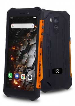 Mobilusis telefonas MyPhone Hammer Iron 3 Dual, oranžinis