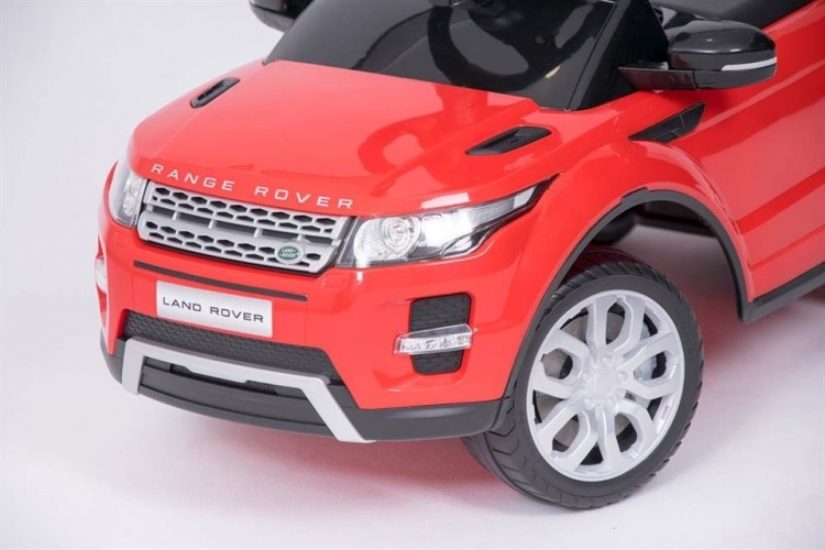 Važiuojamas automobilis - 348B - LAND ROVER - RAUDONA