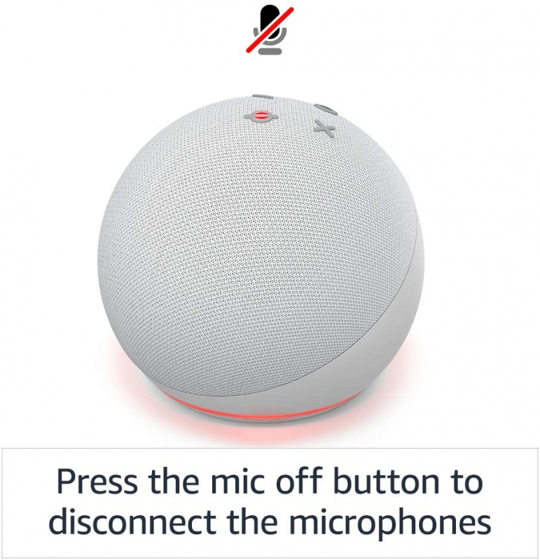 Amazon Echo Dot (4Th Gen) Glacier White (B7W64E)