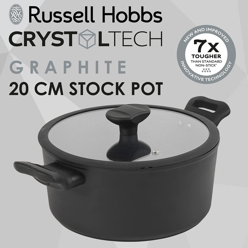 Russell Hobbs Rh01863Eu7 Crystaltech Aukštas Puodas 20 Cm