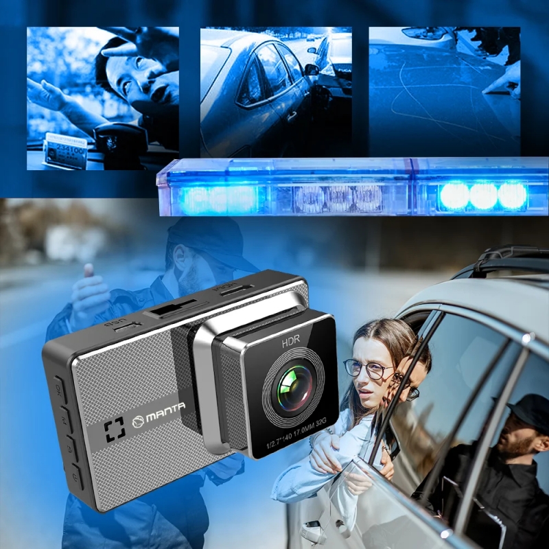 Manta Dvr502F - Fhd Automobilinis Registratorius Su Galinio Vaizdo Kamera