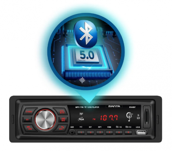 Manta Rs4507 Automobilinis Radijas Su Bluetooth