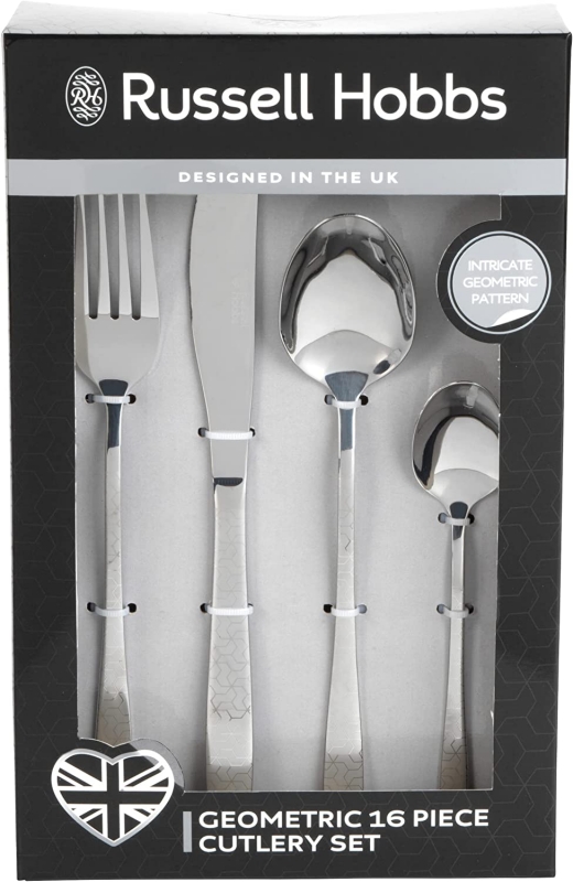 Russell Hobbs Rh01519Eu7 Geometrinis Stalo Įrankių Rinkinys 16 Vnt