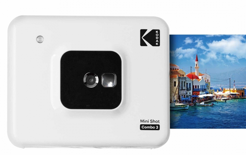 Kodak Mini Shot 3 Square Instant Camera And Printer White