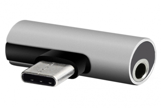 USB-C garso jungčių "miniJack" ir 3,5 mm adapteris (sidabrinis)