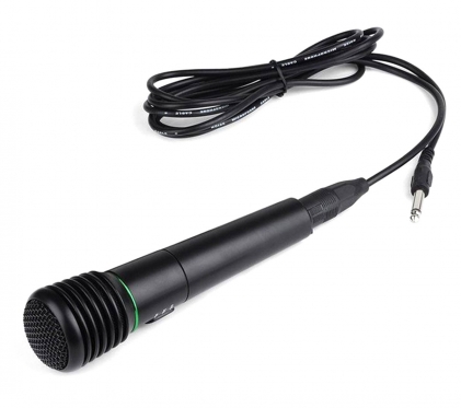 Belaidis mikrofonas, 22 x 7 x 10 cm (juodas)