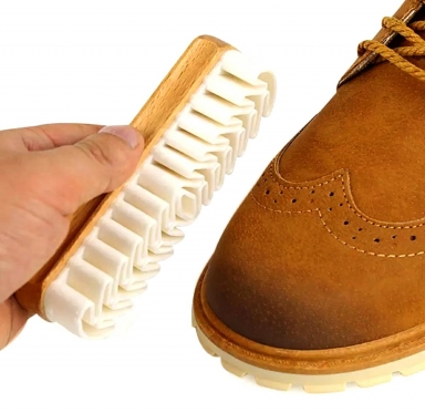 Batų šepetys zomšiniams batams, 12,5 x 4,2 x 3 cm
