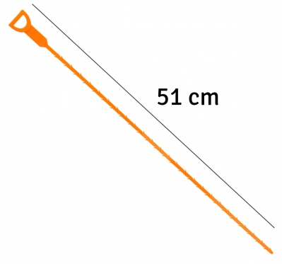 Įrankis vamzdžių valymui, 5 x 51 cm