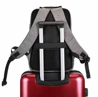 Kuprinė nešiojamam kompiuteriui, 42 x 28 x 15 cm (pilka, juoda)