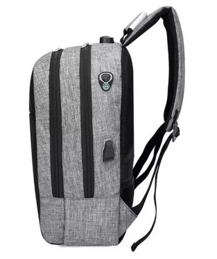 Kuprinė nešiojamam kompiuteriui, 42 x 28 x 15 cm (pilka, juoda)